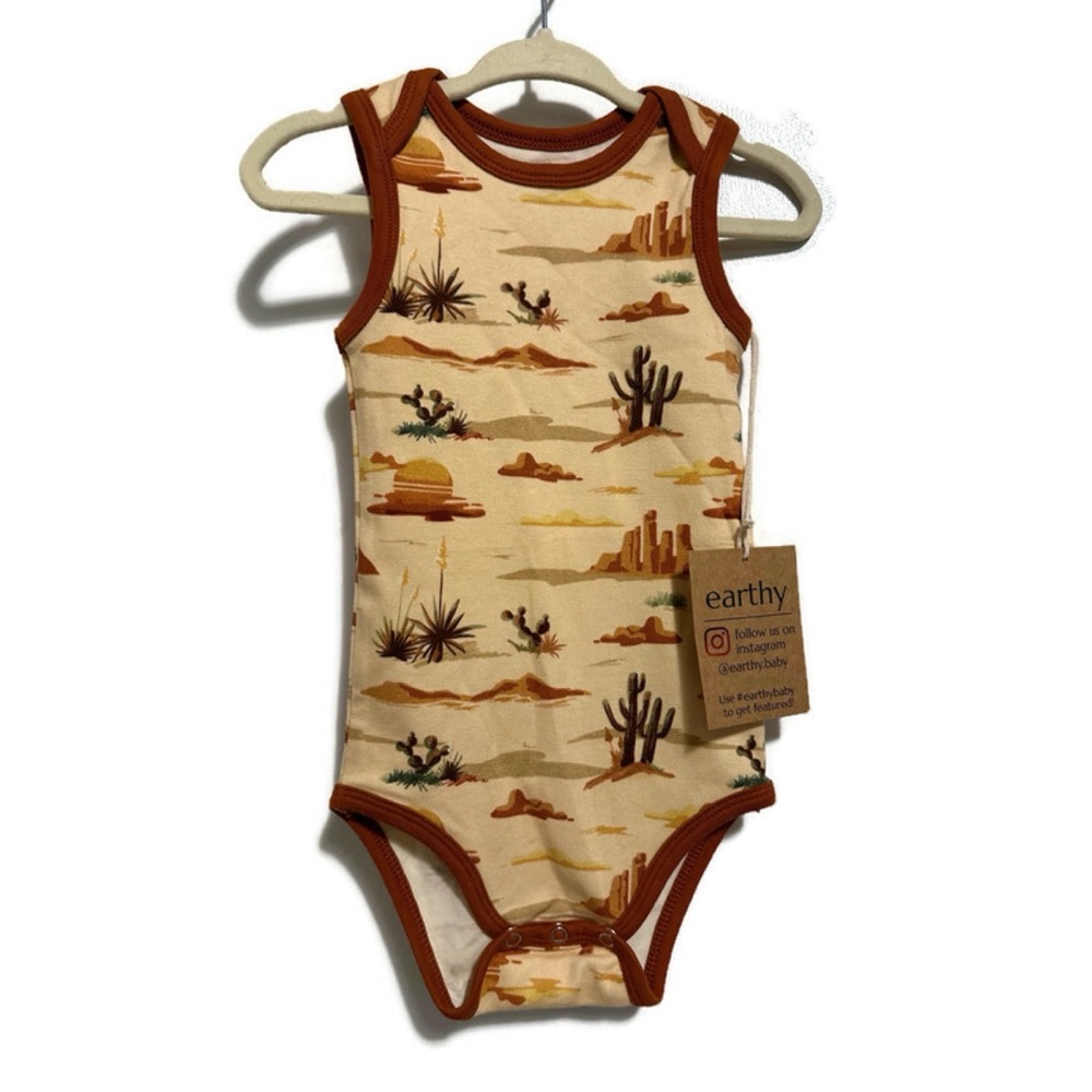 NWT Desert Print Tank Bodysuit